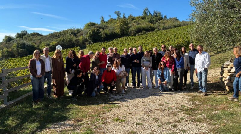 Il Rotary Club Guidonia Montecelio fa visita alla Tenuta Lungarella